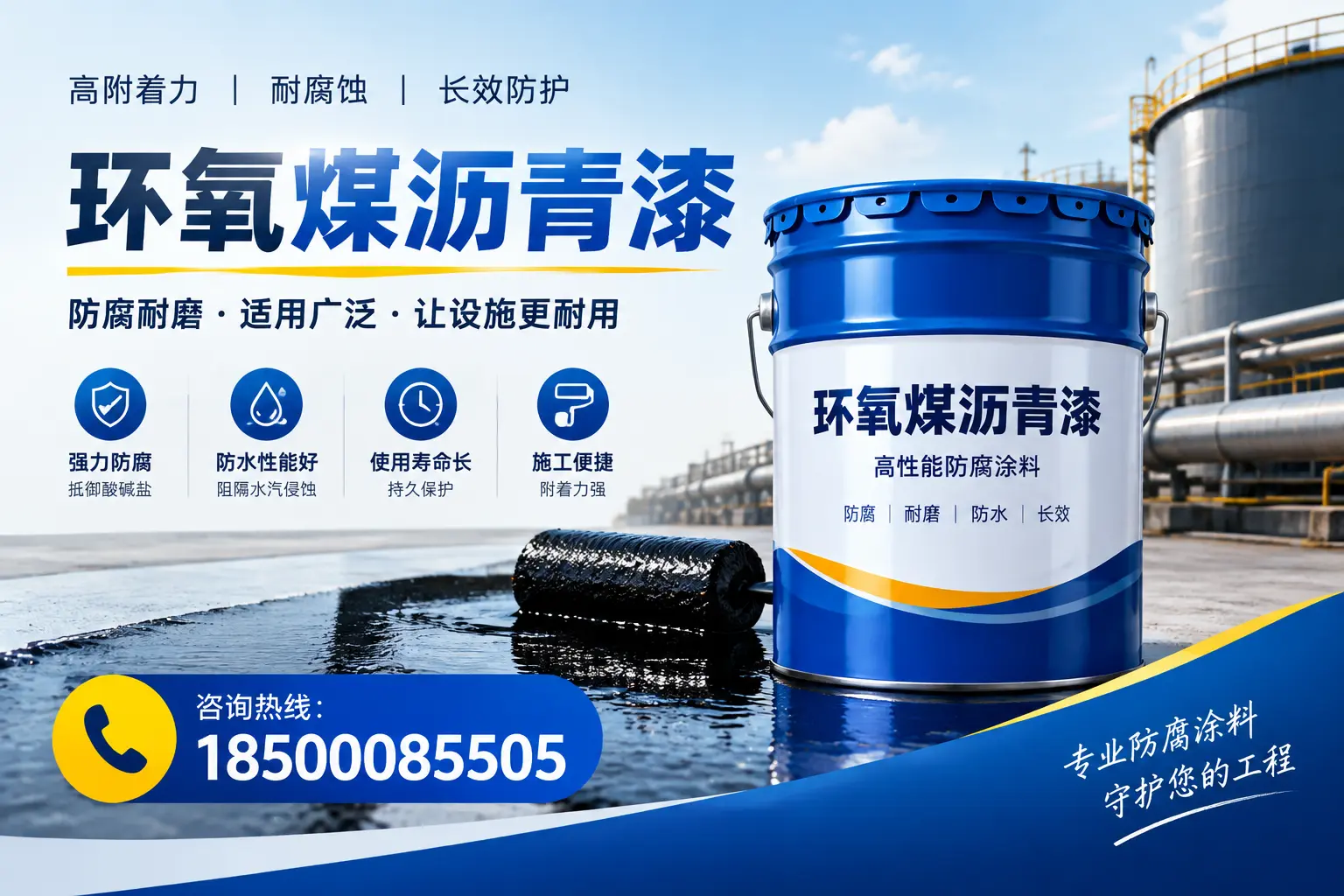 环氧煤沥青漆与其他涂料的对比分析，助力长沙企业决策