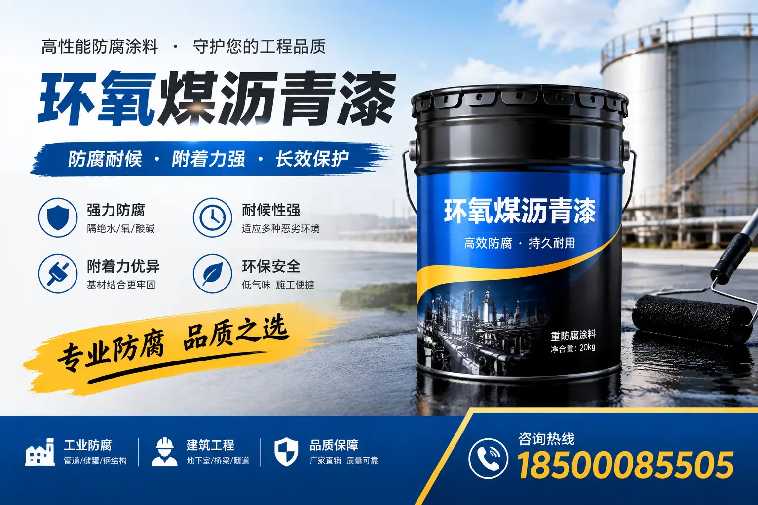 如何选择适合的环氧煤沥青漆?长沙市场选型指南