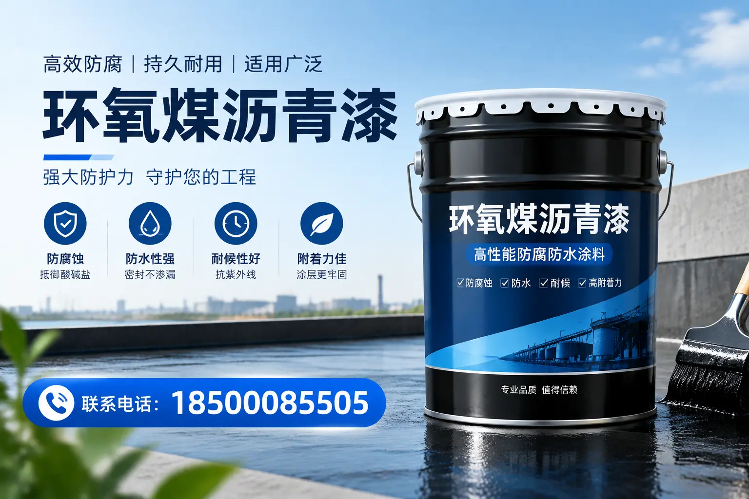 环氧煤沥青漆的施工方法详解,助力长沙企业高效完成项目