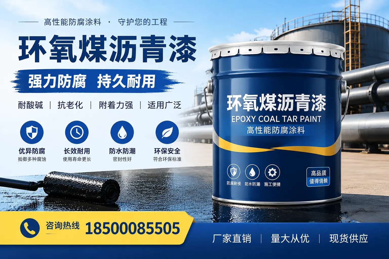 环氧煤沥青漆在防腐领域的重要性，长沙行业动态